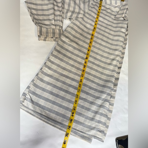 METAPHOR Men’s beige and gray plaid long sleeve button shirt size XL - Picture 12 of 12